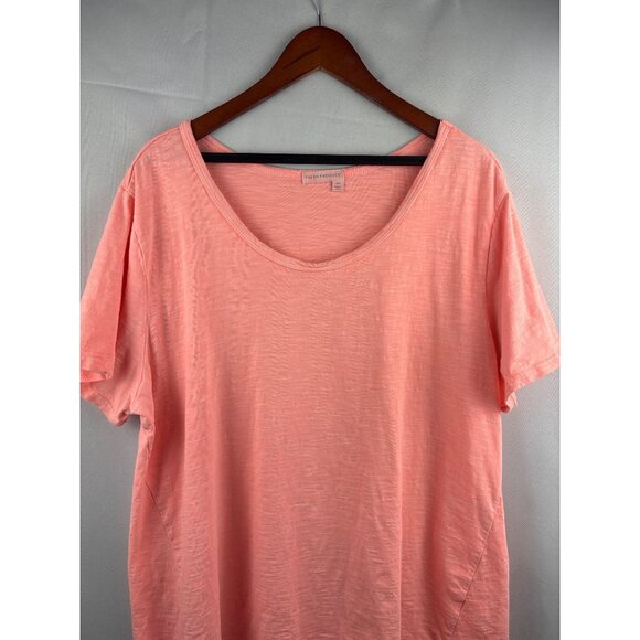 Fresh Produce Coral Short Sleeve Top Womens 2X - Picture 1 of 5